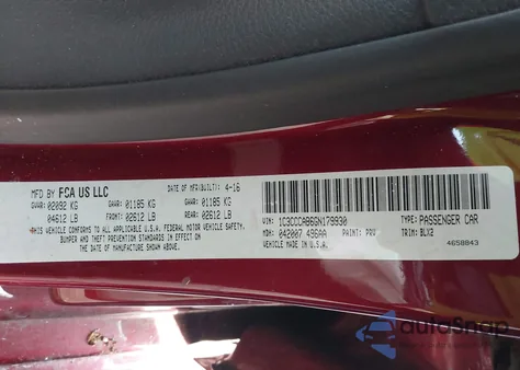 2016 Chrysler 200 Limited Platinum from USA, damaged, VIN 1C3CCCAB6GN179930